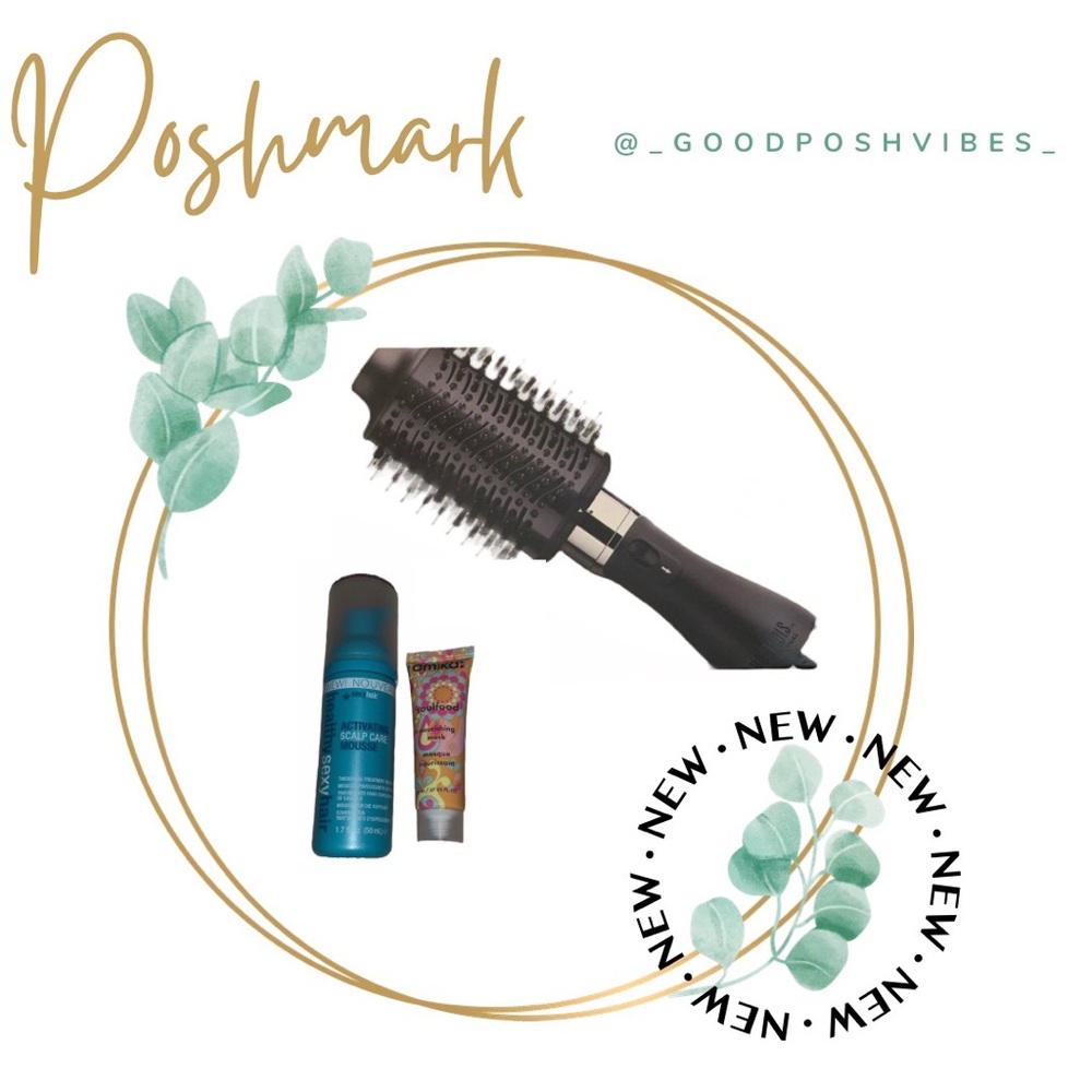 GIFTS + Hot Tools Pro Artist Black Gold One-Step Detachable Blowout & Volumizer